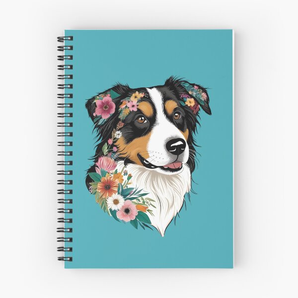 Item preview,  Floral Silhouette of an Australian Shepherd designed and sold by GoodyPaws.