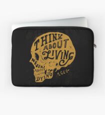 Denk an das Leben Laptoptasche