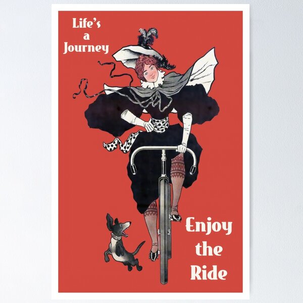 Lifes A Journey Vintage Poster