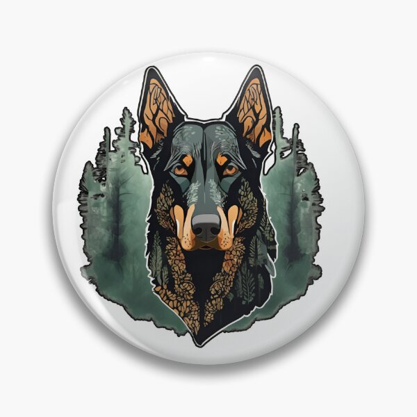 Item preview, Forest Silhouette of a Beauceron designed and sold by GoodyPaws.
