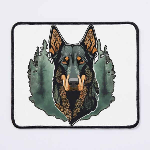 Item preview, Forest Silhouette of a Beauceron designed and sold by GoodyPaws.