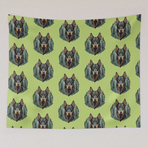 Item preview, Forest Silhouette of a Beauceron designed and sold by GoodyPaws.