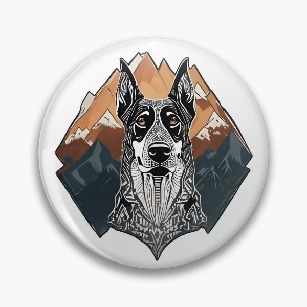 Item preview, Mountain Silhouette of a Beauceron designed and sold by GoodyPaws.