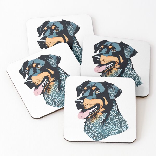 Item preview, Ocean Silhouette of a Beauceron designed and sold by GoodyPaws.