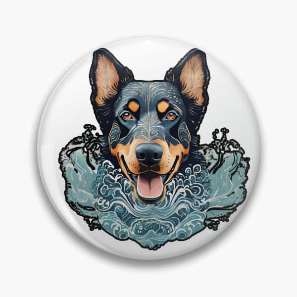 Item preview, Ocean Silhouette of a Beauceron designed and sold by GoodyPaws.