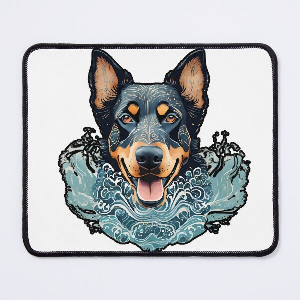 Item preview, Ocean Silhouette of a Beauceron designed and sold by GoodyPaws.
