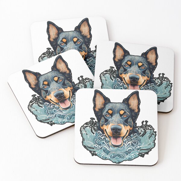 Item preview, Ocean Silhouette of a Beauceron designed and sold by GoodyPaws.