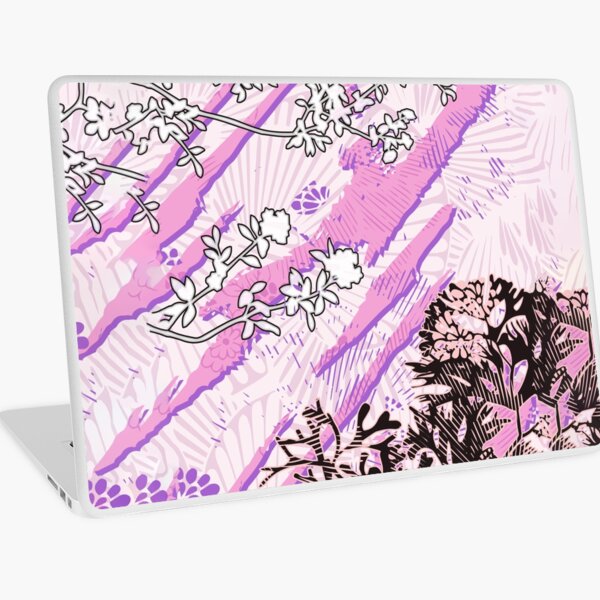 Item preview, Pattern Abstract flowers and leaves pink designed and sold by BeebooDesign.