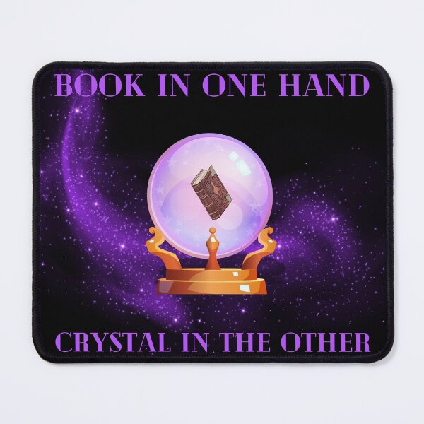 Item preview, Book In One Hand Crystal In The Other T-Shirt Perfect For Witchy Reader designed and sold by EvocatiVerse.