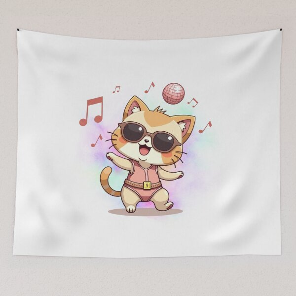 Item preview, Disco Cat Groove designed and sold by mamacub.