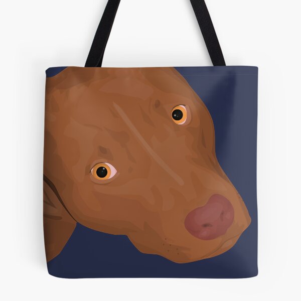 Item preview, Cute Red Nose Pitbull Portrait - Vector Art designed and sold by ibadishi.