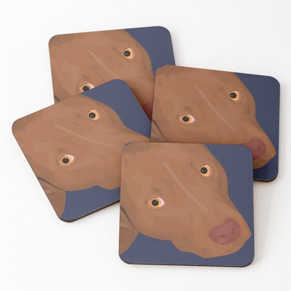 Item preview, Cute Red Nose Pitbull Portrait - Vector Art designed and sold by ibadishi.