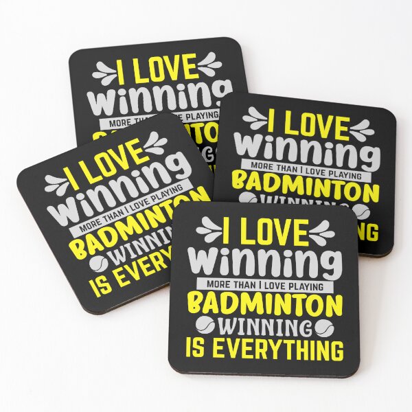 Item preview, I Love Winning More Than I Love Playing Badminton Winning Is Everything designed and sold by allistermariam.