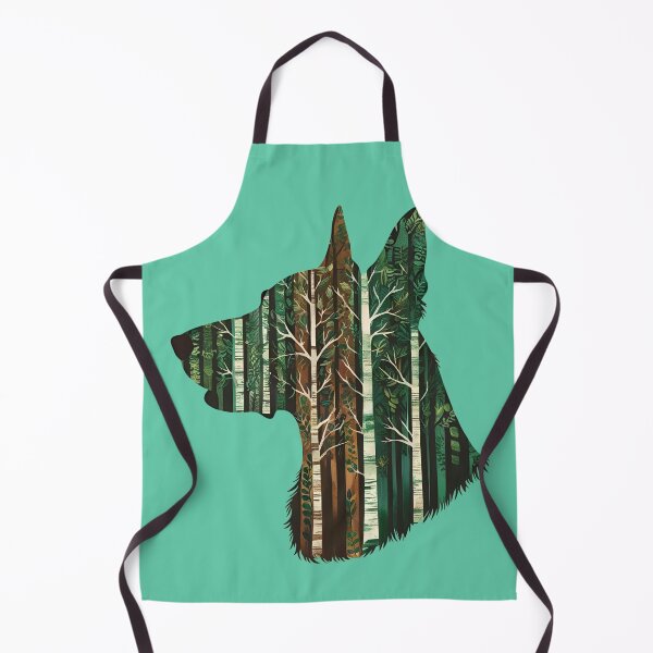 Item preview, Forest Silhouette of a Groenendael designed and sold by GoodyPaws.