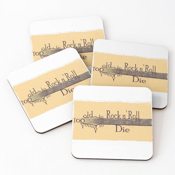 Item preview, Too Old to Rock n' Roll, Too Young to Die - Grungy Guitar Design designed and sold by ibadishi.
