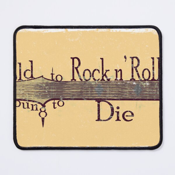 Item preview, Too Old to Rock n' Roll, Too Young to Die - Grungy Guitar Design designed and sold by ibadishi.