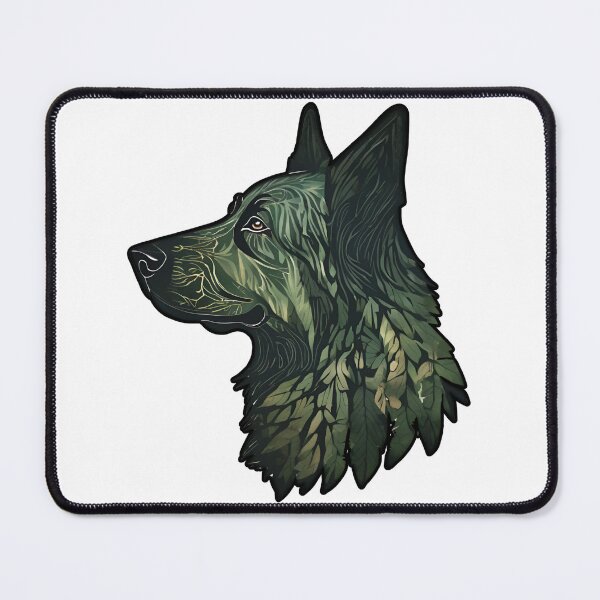 Item preview, Forest Silhouette of a Groenendael designed and sold by GoodyPaws.