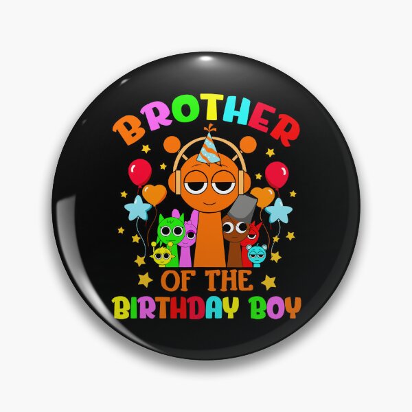 Item preview, Brother Of The Birthday Boy Sprunki Birthday  designed and sold by TreArtiveMinde.
