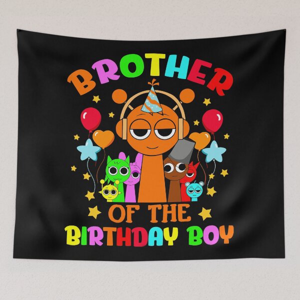 Item preview, Brother Of The Birthday Boy Sprunki Birthday  designed and sold by TreArtiveMinde.