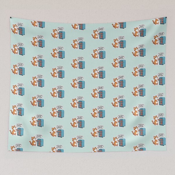 Item preview, Sneaky Cat Stealing Wurst – Funny Sticker designed and sold by anutash2020.