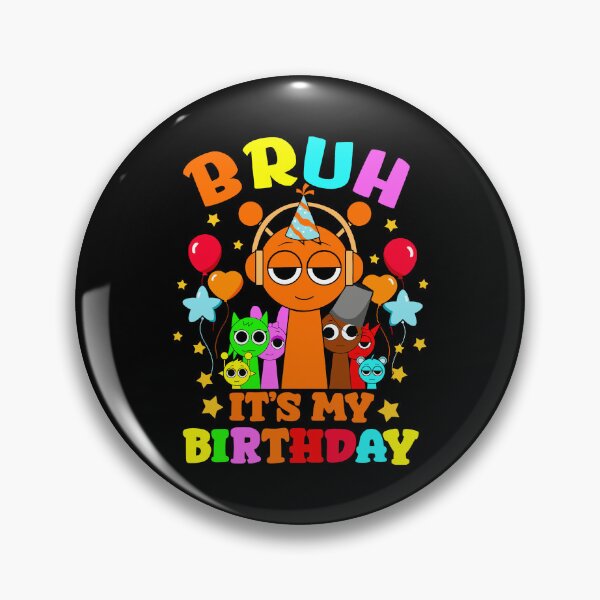 Item preview, Bruh Sprunki It’s My Birthday Sprunki Birthday  designed and sold by TreArtiveMinde.