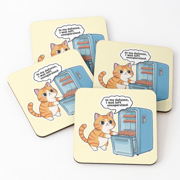 Item preview, Sneaky Cat Stealing Wurst – Funny Sticker 2 designed and sold by anutash2020.