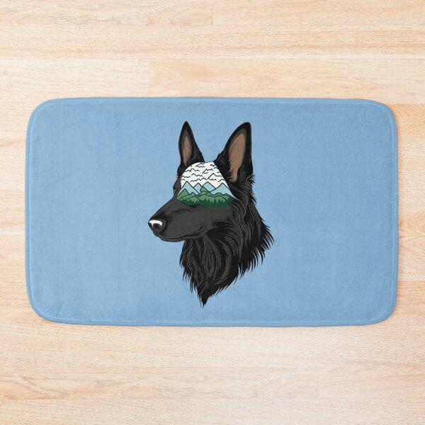 Item preview, Mountain Silhouette of a Groenendael designed and sold by GoodyPaws.