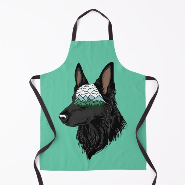 Item preview, Mountain Silhouette of a Groenendael designed and sold by GoodyPaws.