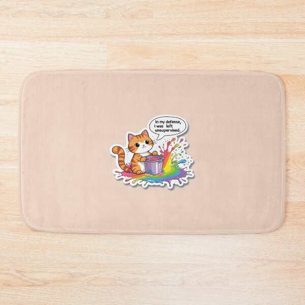 Item preview,   Color Splash Cat – Cute & Artsy Sticker 3 designed and sold by anutash2020.