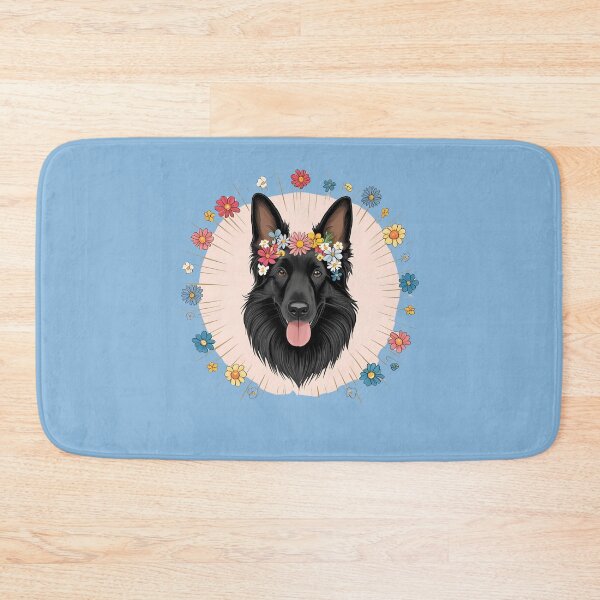 Item preview,  Floral Silhouette of a Groenendael designed and sold by GoodyPaws.