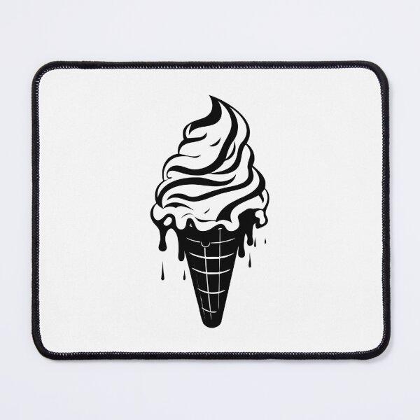 Item preview, Ice Cream Cone Gelato Sweet Frozen Dessert Yogurt Sorbet designed and sold by inkoutninja.