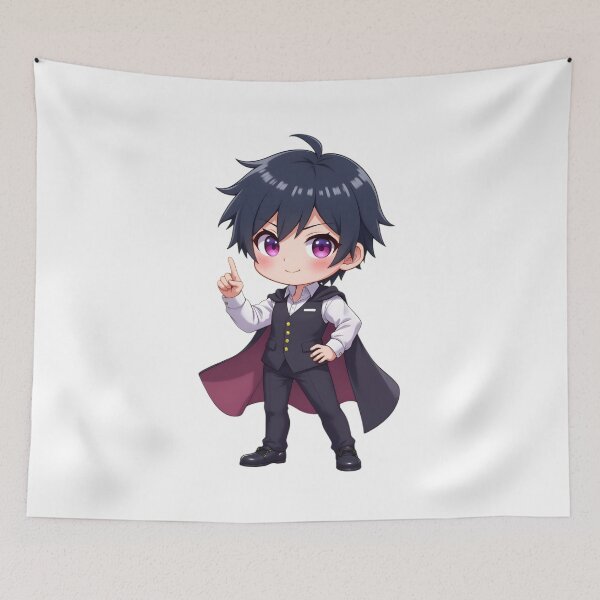 Item preview, Anime Boy School Magician - Magical Powers in the Classroom designed and sold by  VectorArtFactory.