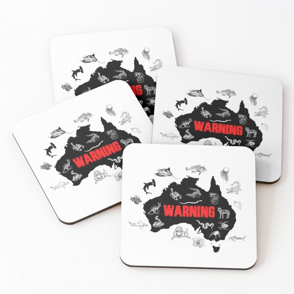Item preview, Warning Australia's Most Dangerous Animals designed and sold by CheesyTeesAU.