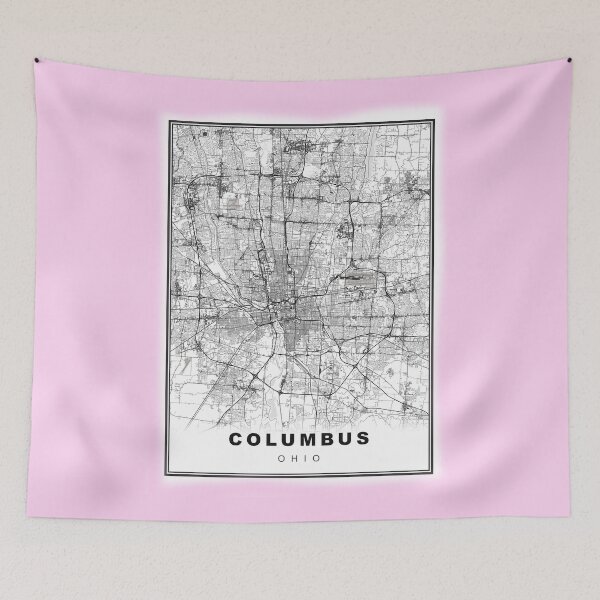 Item preview, Minimalist Columbus Map designed and sold by Tamas Das.