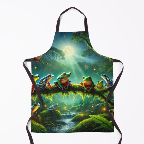 Item preview, Amazon Rainforest Frogs | Nocturnal Jungle Wildlife designed and sold by NocturnalNook.
