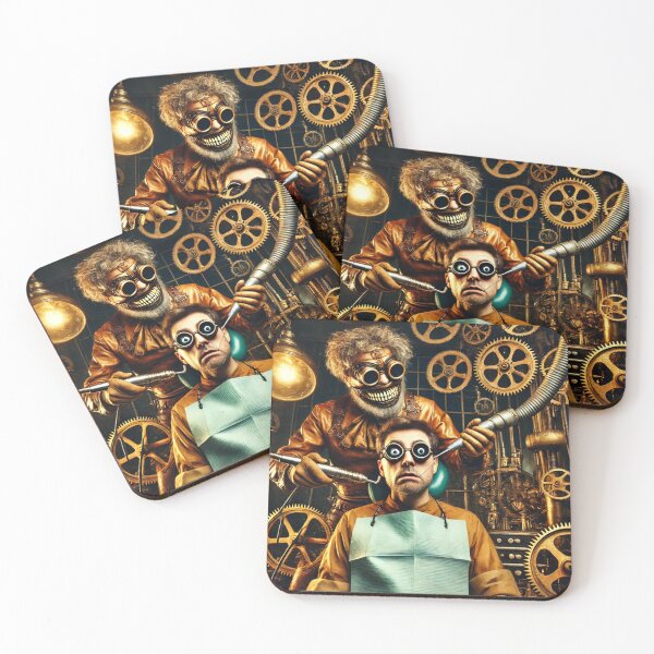 Item preview, Dentista loco en estilo steampunk designed and sold by Conteceres.