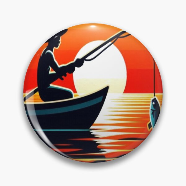 Item preview, Serenity at Twilight: A Fisherman and His Horizon designed and sold by FoxinhoSoumaila.