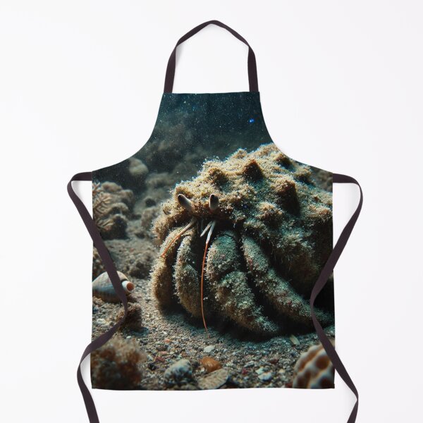 Item preview, Camouflaged Hermit Crab | Nocturnal Ocean Floor designed and sold by NocturnalNook.