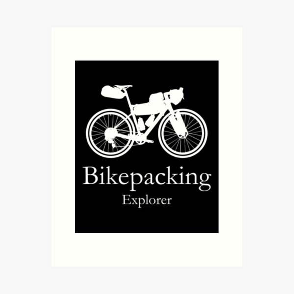 Item preview, Bikepacking Explorer – Adventure Cycling Lifestyle_White designed and sold by KarlMast.