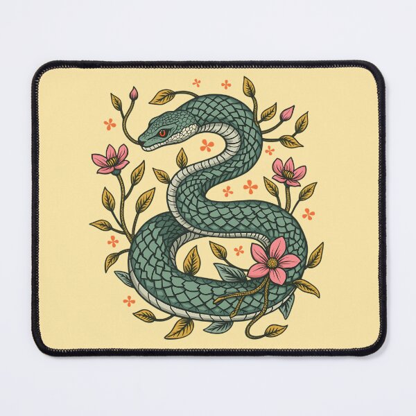 Item preview, Botanical Serpent Nature Inspired Design designed and sold by BirdsnStuff.