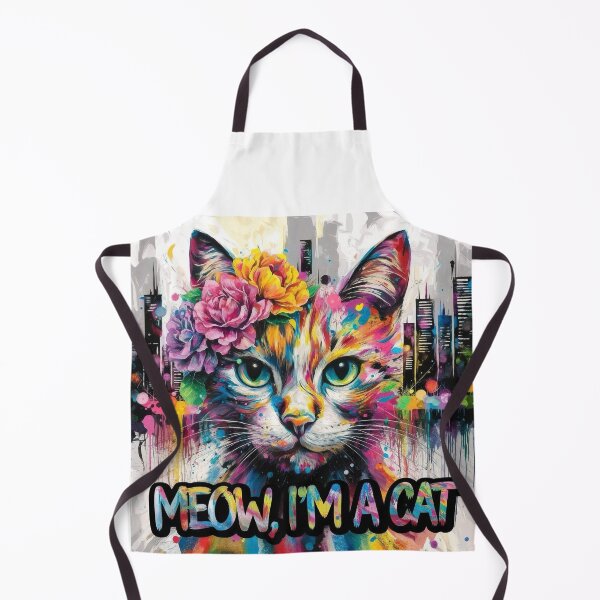 Item preview, Artistic cat designed and sold by QuanntixArt.