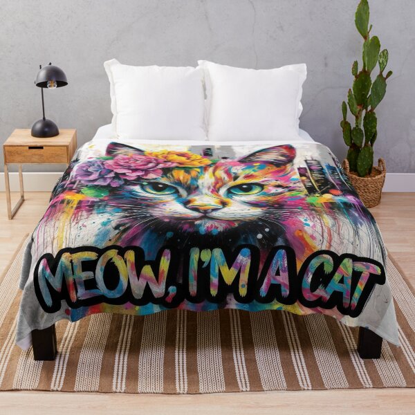 Item preview, Artistic cat designed and sold by QuanntixArt.