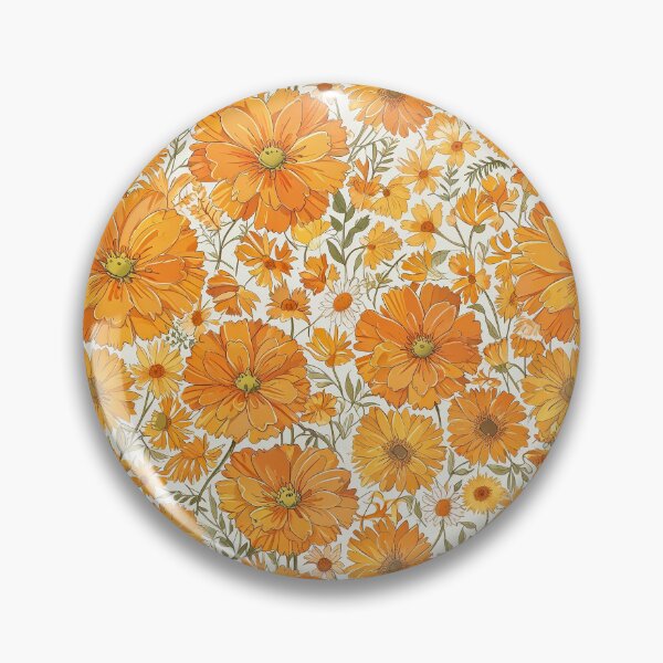 Item preview, Pot Marigold flowers designed and sold by CoolPixels.