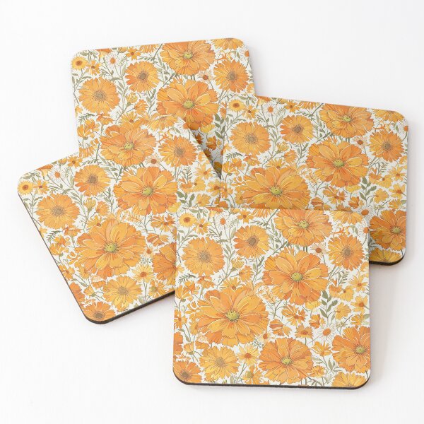 Item preview, Pot Marigold flowers designed and sold by CoolPixels.