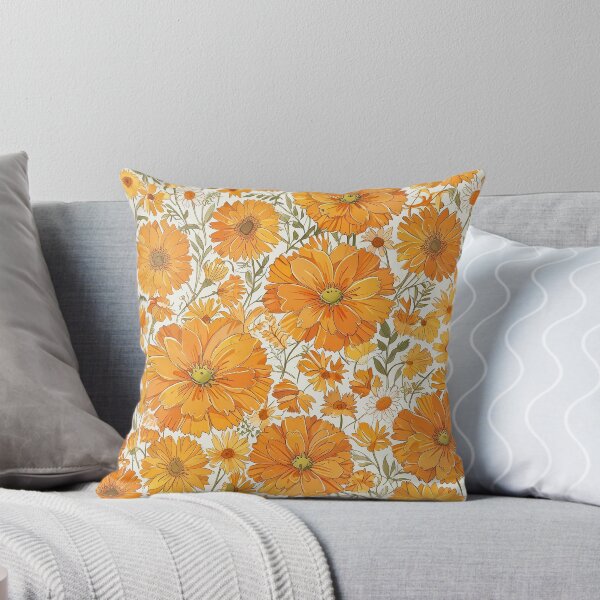 Item preview, Pot Marigold flowers designed and sold by CoolPixels.