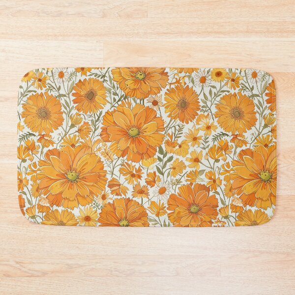 Item preview, Pot Marigold flowers designed and sold by CoolPixels.