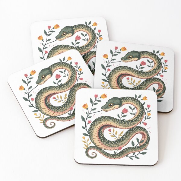 Item preview, Botanical Serpent Nature Inspired Design2 designed and sold by BirdsnStuff.