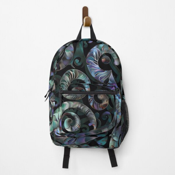 Item preview, New Zealand Māori Paua Pattern Koru Design 355 designed and sold by GrinGalore.