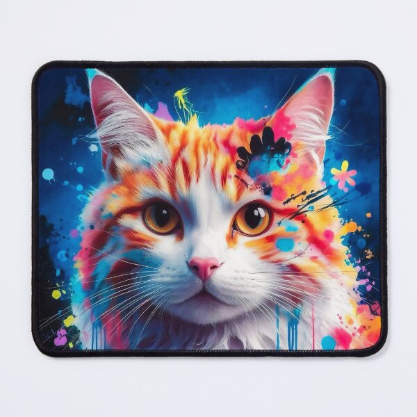Item preview, Artistic cat designed and sold by QuanntixArt.