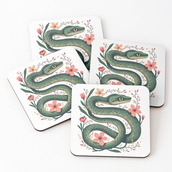 Item preview, Botanical Serpent Nature Inspired Design3 designed and sold by BirdsnStuff.
